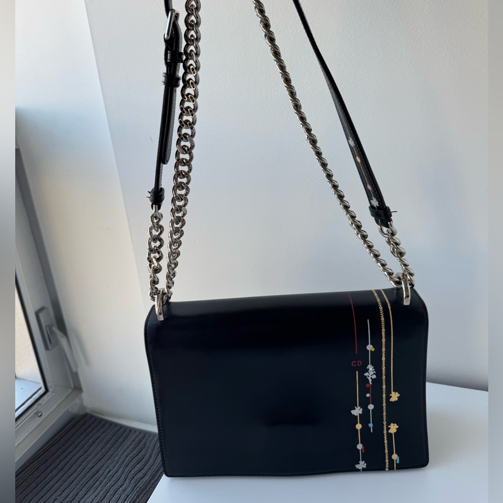 Christian DIOR Calfskin Diorama Flap Bag